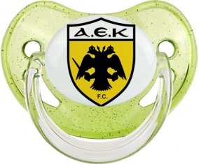 AEK Athènes FC Tétine Physiologique Vert à paillette