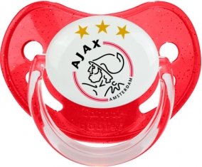 Ajax Amsterdam Tétine Physiologique Rouge à paillette