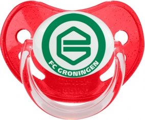 Football Club Groningue Sucette Physiologique Rouge à paillette