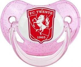 Football Club Twente Sucette Physiologique Rose à paillette