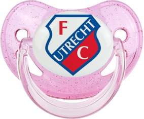 Football Club Utrecht Tétine Physiologique Rose à paillette