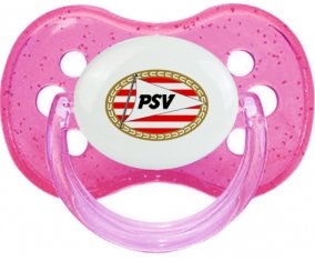 PSV Eindhoven Sucette Cerise Rose à paillette