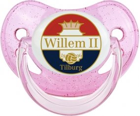 Willem II Sucette Physiologique Rose à paillette