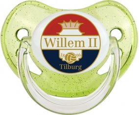 Willem II Sucette Physiologique Vert à paillette