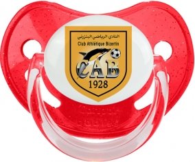 Club athlétique bizertin Sucette Physiologique Rouge à paillette