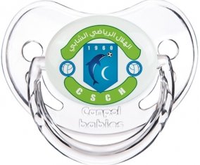 Croissant sportif chebbien Sucette Physiologique Transparent classique