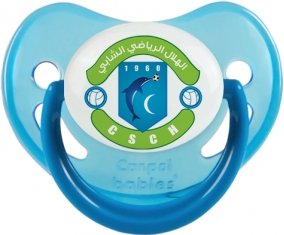 Croissant sportif chebbien Sucette Physiologique Bleue phosphorescente