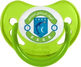 Croissant sportif chebbien Sucette Physiologique Vert phosphorescente