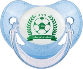 Avenir sportif de Soliman Sucette Physiologique Bleue à paillette