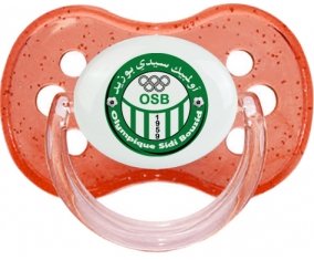 Étoile olympique de Sidi Bouzid Tétine Cerise Rouge à paillette