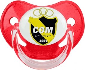 Club olympique de Médenine Sucette Physiologique Rouge à paillette