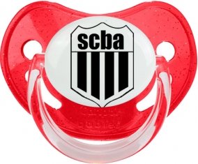 Sporting Club de Ben Arous Sucette Physiologique Rouge à paillette