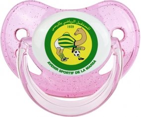 Avenir sportif de La Marsa Tétine Physiologique Rose à paillette