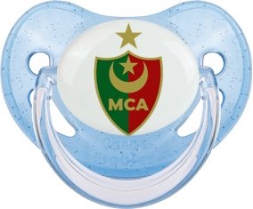 Mouloudia Club Algérois Sucette Physiologique Bleue à paillette