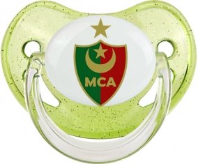 Mouloudia Club Algérois Sucette Physiologique Vert à paillette
