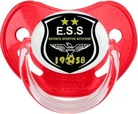 Entente sportive sétifienne Sucette Physiologique Rouge à paillette