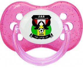 Jeunesse sportive Saoura Sucette Cerise Rose à paillette