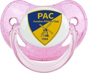 Paradou Athletic Club Sucette Physiologique Rose à paillette
