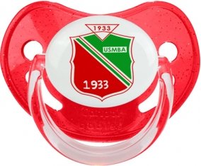 Union sportive madinet Bel Abbès Sucette Physiologique Rouge à paillette