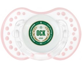 Olympique Club de Khouribga Sucette LOVI Dynamic Retro-blanc-rose-tendre classique