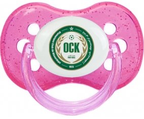 Olympique Club de Khouribga Sucette Cerise Rose à paillette