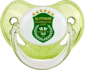 Ittihad Alexandrie Sucette Physiologique Vert à paillette