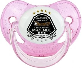 Tout Puissant Mazembe Tétine Physiologique Rose à paillette