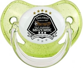 Tout Puissant Mazembe Tétine Physiologique Vert à paillette