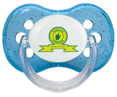 Mamelodi Sundowns Football Club Sucette Cerise Bleu à paillette
