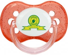Mamelodi Sundowns Football Club Sucette Cerise Rouge à paillette