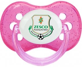 ZESCO United Football Club Sucette Cerise Rose à paillette