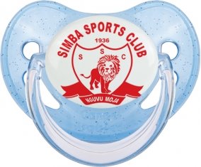 Simba Sports Club Tétine Physiologique Bleue à paillette