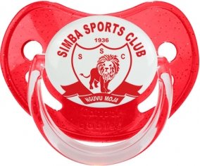 Simba Sports Club Tétine Physiologique Rouge à paillette