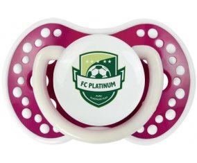 Football Club Platinum Sucette LOVI Dynamic Fuchsia phosphorescente