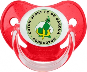 Coton Sport Football Club de Garoua Tétine Physiologique Rouge à paillette