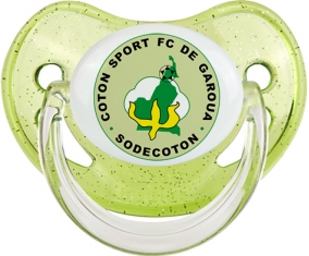Coton Sport Football Club de Garoua Tétine Physiologique Vert à paillette