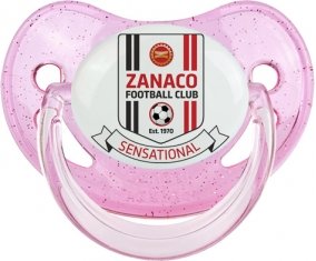 Zanaco Football Club Sucette Physiologique Rose à paillette
