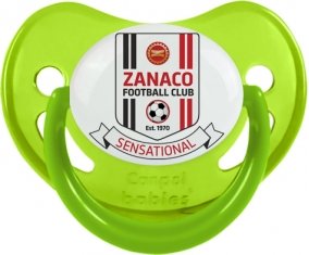 Zanaco Football Club Sucette Physiologique Vert phosphorescente