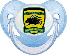 Asante Kotoko Sporting Club Sucette Physiologique Bleue à paillette