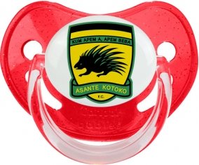 Asante Kotoko Sporting Club Sucette Physiologique Rouge à paillette