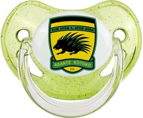 Asante Kotoko Sporting Club Sucette Physiologique Vert à paillette