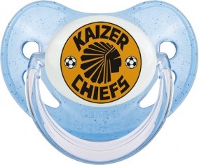 Kaizer Chiefs Football Club Sucette Physiologique Bleue à paillette