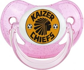 Kaizer Chiefs Football Club Sucette Physiologique Rose à paillette