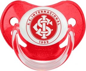 Sport Club Internacional Sucette Physiologique Rouge à paillette