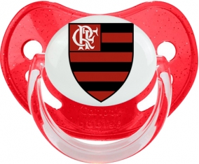 Clube de Regatas do Flamengo Tétine Physiologique Rouge à paillette