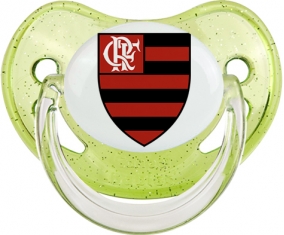 Clube de Regatas do Flamengo Tétine Physiologique Vert à paillette