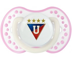 Liga Deportiva Universitaria de Quito Sucette LOVI Dynamic Blanc-rose phosphorescente