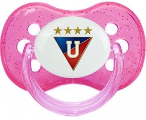Liga Deportiva Universitaria de Quito Sucette Cerise Rose à paillette