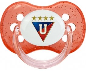 Liga Deportiva Universitaria de Quito Sucette Cerise Rouge à paillette