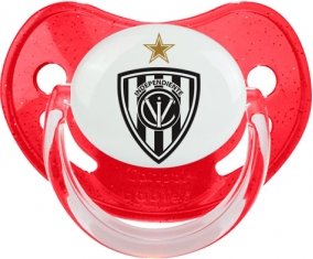 Independiente del Valle Sucette Physiologique Rouge à paillette